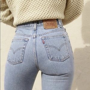 Levi’s ReDone high rise straight leg jeans